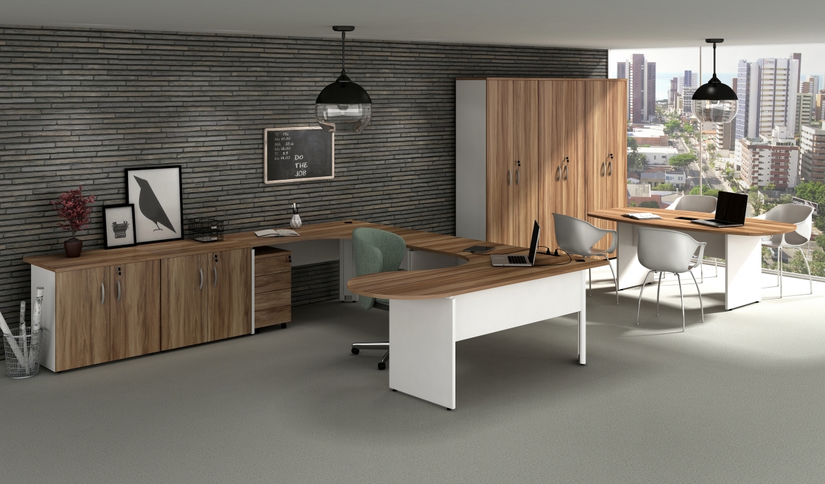 Mobiliário com estilo e conforto para escritório